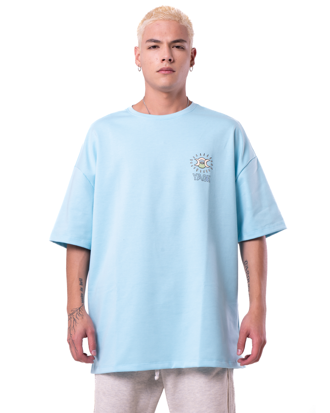 – US T-shirt Oversize Moda Yage Spiritual