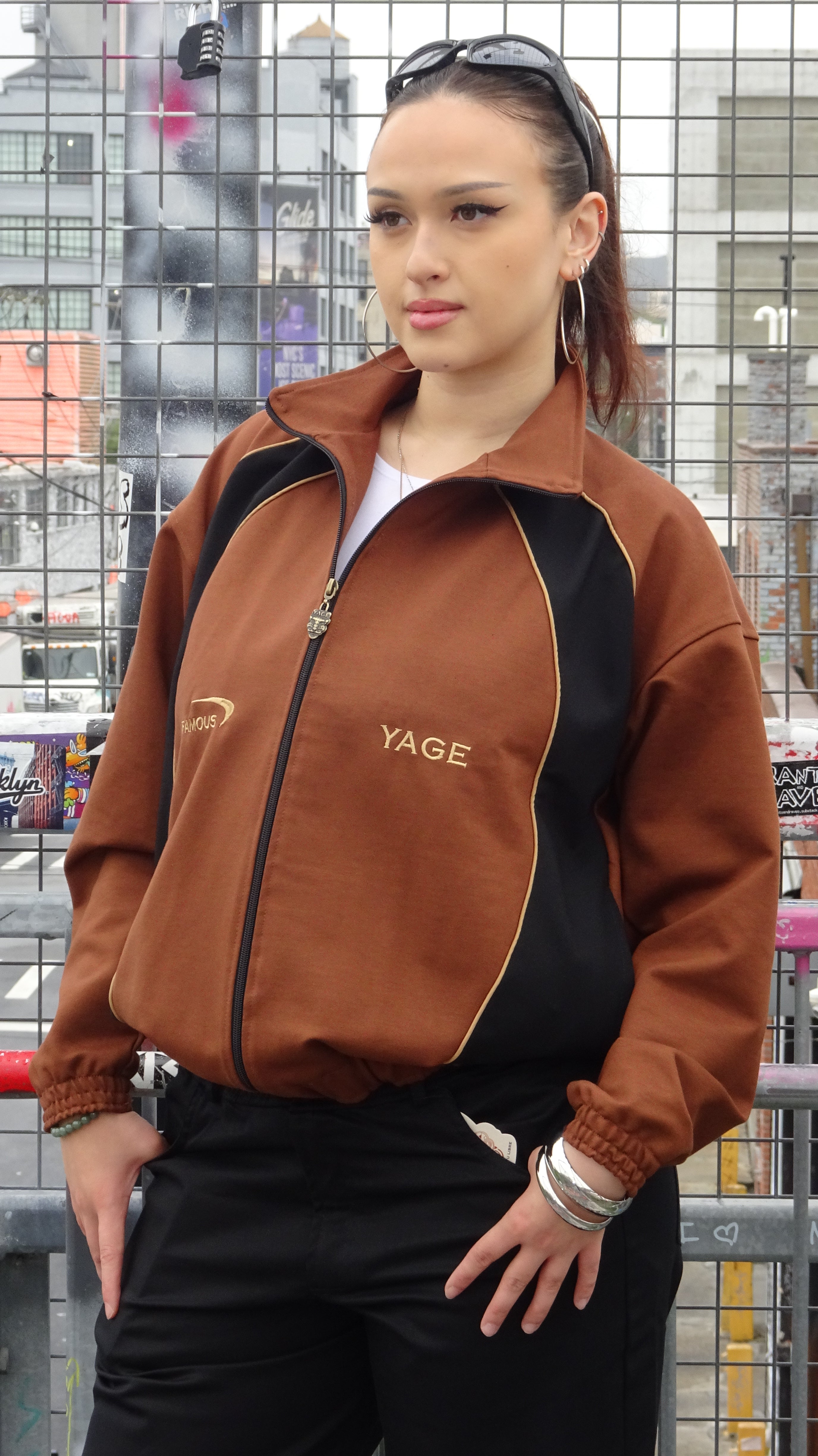 Mocha Track Jacket